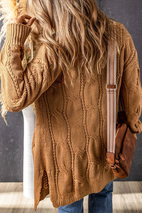 Clea Cable Knit Cardigan
