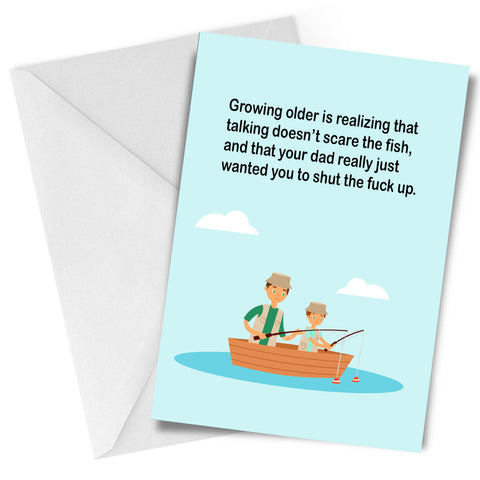 Growing Older Birthday Greeting Card