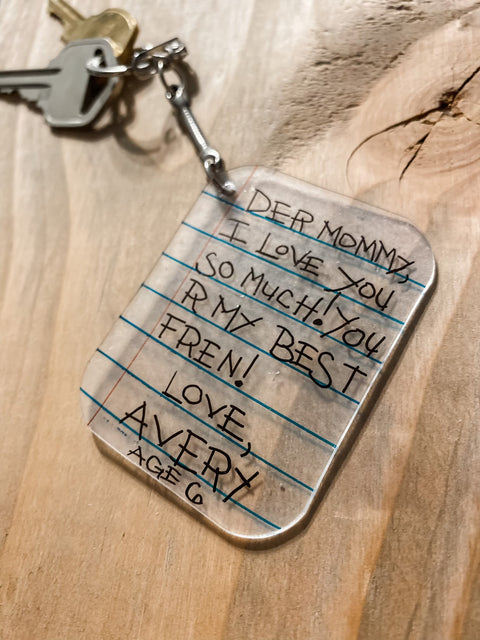 Love Note DIY Keychain Keepsake Kit