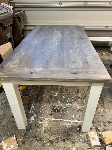 Custom Wood Farmhouse Table