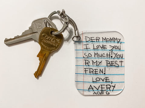 Love Note DIY Keychain Keepsake Kit
