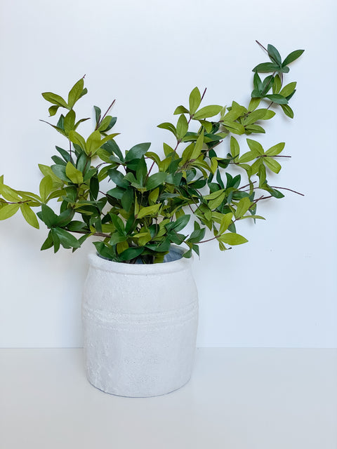 Pointed Eucalyptus faux greenery stems